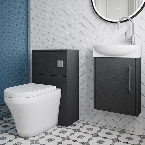 Alternate image of Nuie Deco Contemporary Cloakroom Suite