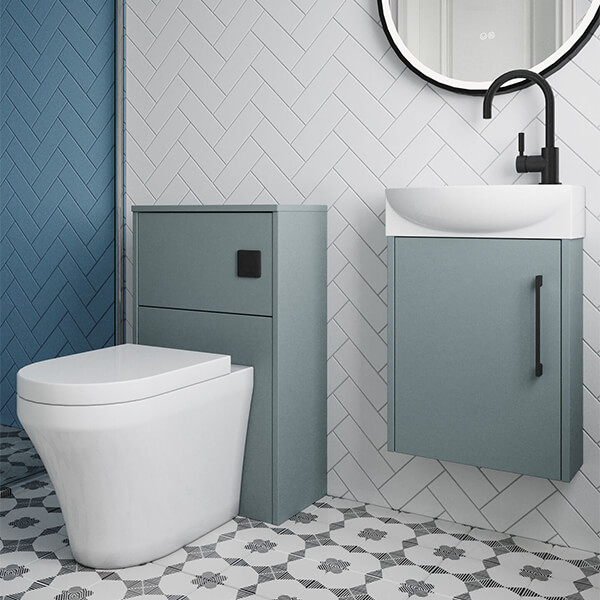 Alternate image of Nuie Deco Contemporary Cloakroom Suite