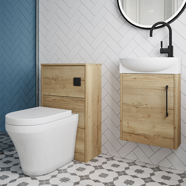 Alternate image of Nuie Deco Contemporary Cloakroom Suite