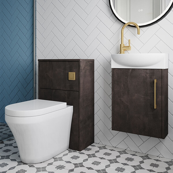 Alternate image of Nuie Deco Contemporary Cloakroom Suite