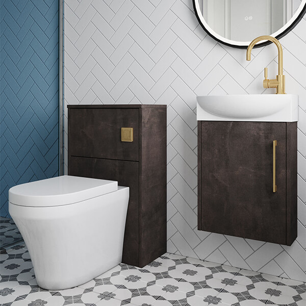 Alternate image of Nuie Deco Contemporary Cloakroom Suite
