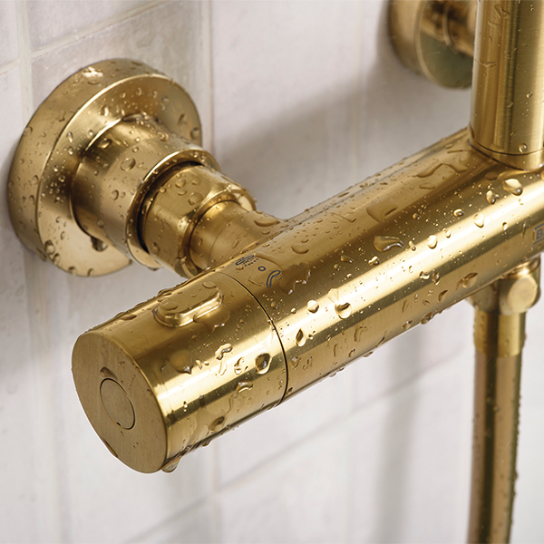 Alternate image of Bristan Buzz Thermostatic Bar Shower with Rigid Riser