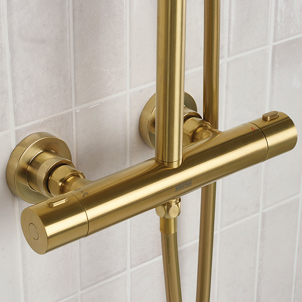 Alternate image of Bristan Buzz Thermostatic Bar Shower with Rigid Riser