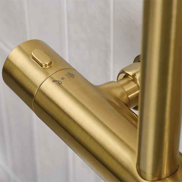 Alternate image of Bristan Buzz Thermostatic Bar Shower with Rigid Riser