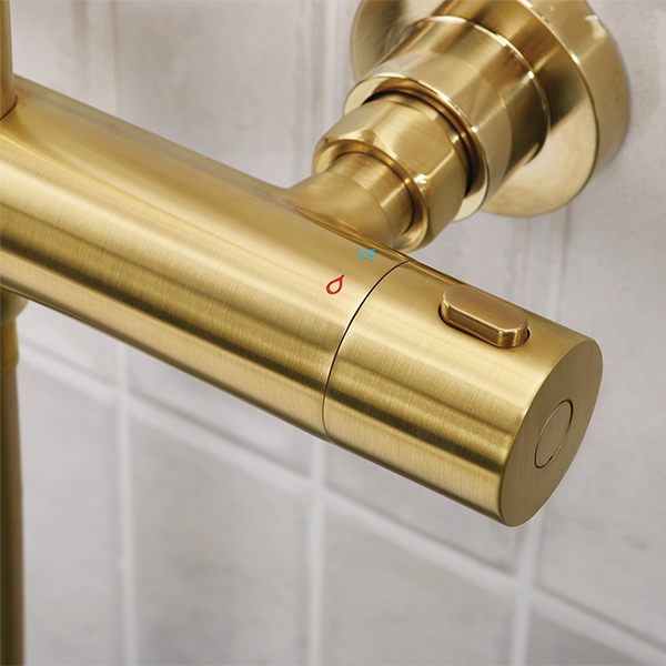 Alternate image of Bristan Buzz Thermostatic Bar Shower with Rigid Riser