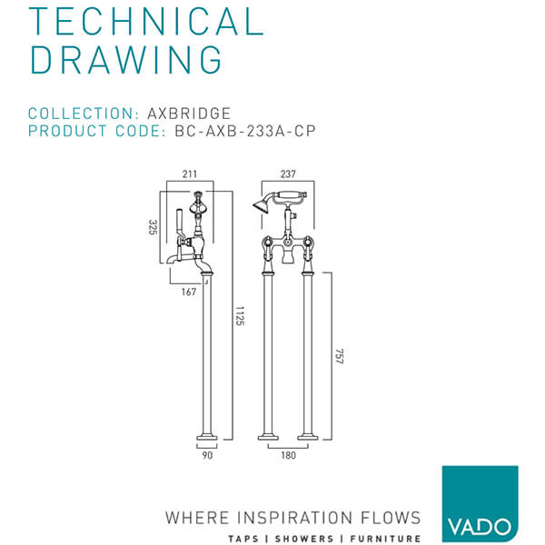 Technical drawing QS-V115019 / BC-AXB-233A-CP