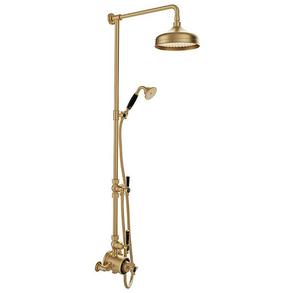 Additional image of Vado Axbridge Traditional Thermostatic Exposed Shower Column