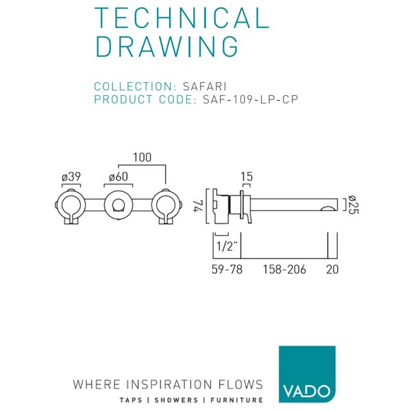 Technical drawing QS-V116273 / SAF-109-LP-CP