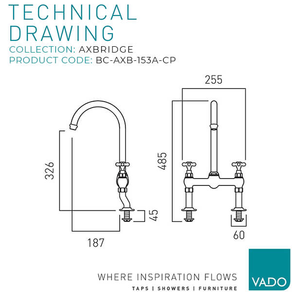 Technical drawing QS-V105801 / BC-AXB-153A-CP