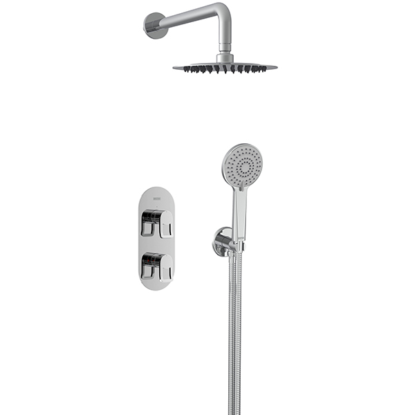 Bristan Saffron Concealed Dual Control Shower Pack 2
