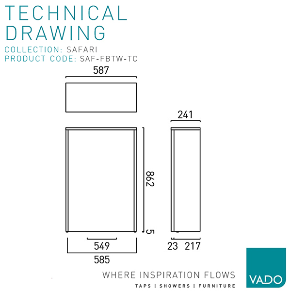 Technical drawing QS-V117202 / SAF-FBTW-TC