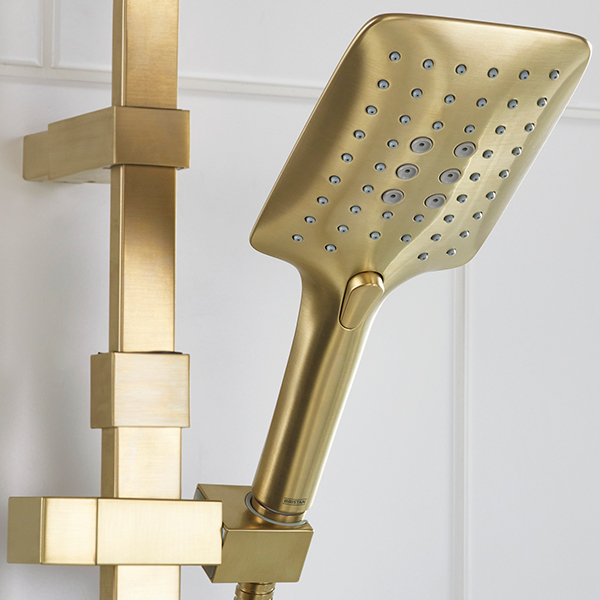 Alternate image of Bristan ABS Square Handheld Shower - Push Button - 3 Spray Mode