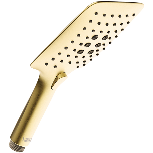 Alternate image of Bristan ABS Square Handheld Shower - Push Button - 3 Spray Mode