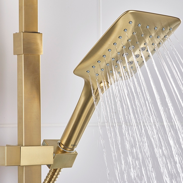 Alternate image of Bristan ABS Square Handheld Shower - Push Button - 3 Spray Mode