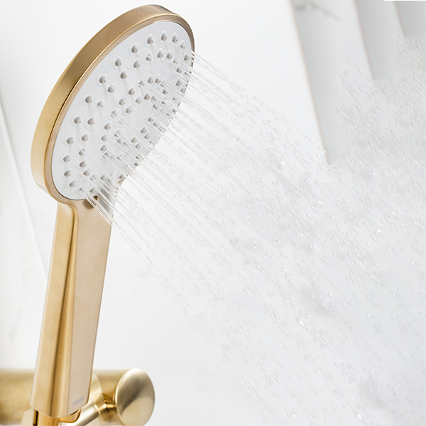 Alternate image of Bristan ABS Round Shower Handset - Rub Clean Nozzles - Three Spray Modes