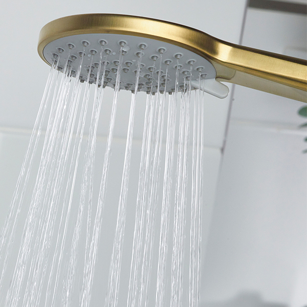 Alternate image of Bristan ABS Round Shower Handset - Rub Clean Nozzles - Three Spray Modes