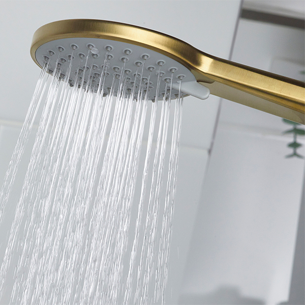 Alternate image of Bristan ABS Round Shower Handset - Rub Clean Nozzles - Three Spray Modes