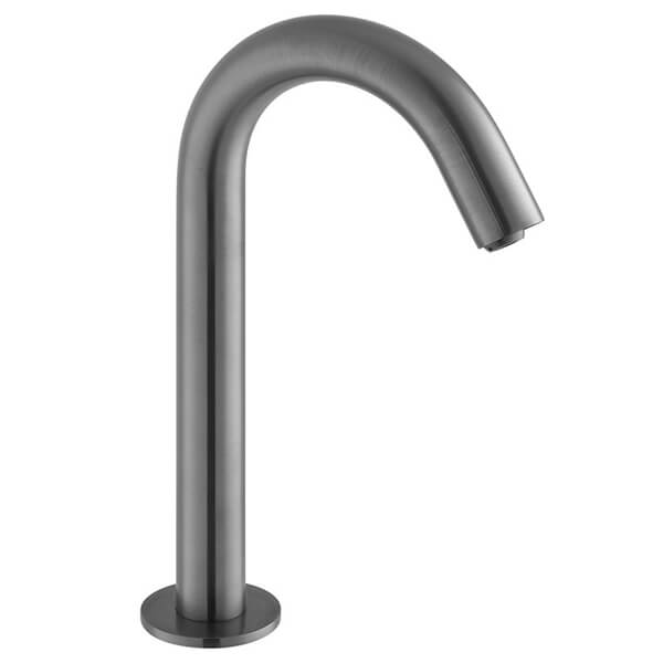 Alternate image of Vado Individual I-Tech Fixed Infrared Curved Basin Spout - Deck Mounted