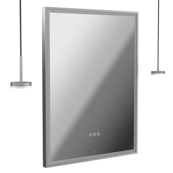 Alternate image of Vado Safari Rectangular Borderlit LED Mirror and Pendant Lights