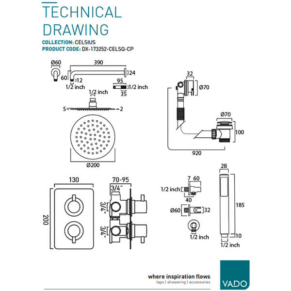 Technical drawing QS-V115040 / DX-173252-CELSQ-CP