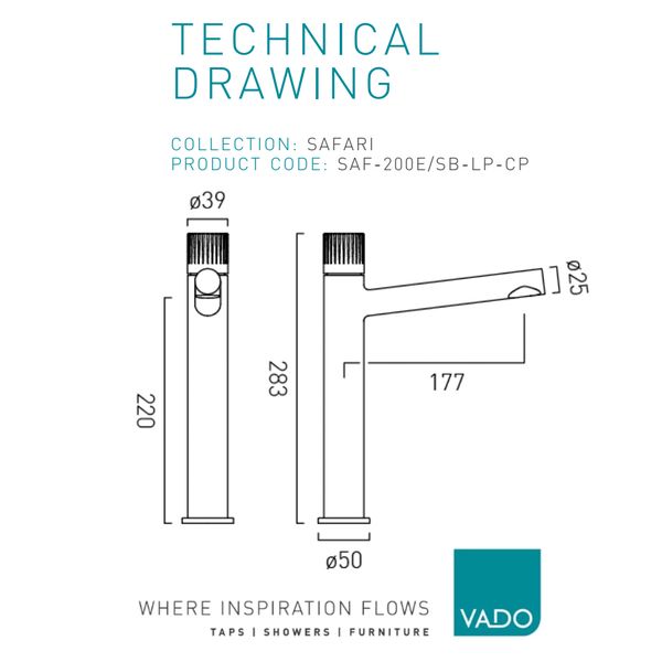 Technical drawing QS-V116283 / SAF-200E/SB-LP-CP