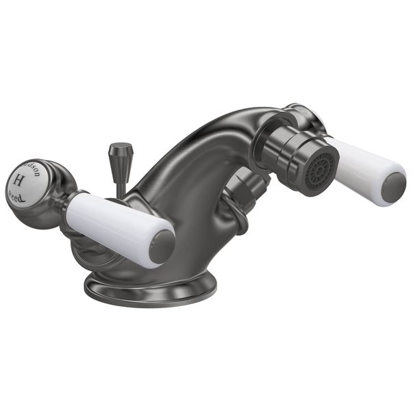 Alternate image of Hudson Reed Topaz Traditional Bidet Mixer Tap with Pop Up Waste - Lever Handles