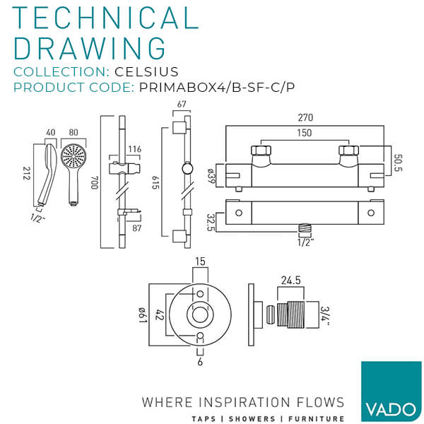 Technical drawing QS-V115063 / PRIMABOX4/B-SF-C/P