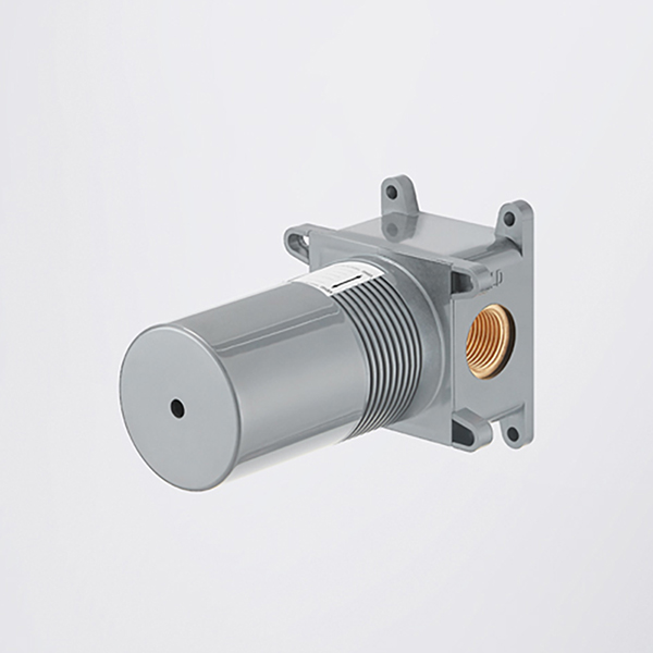 Additional image of Flova Stream 1-Hole Bath Filler Tap with Concealed SmartBOX - Flat Handle - Wall Mounted