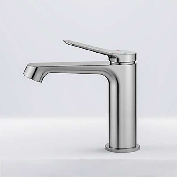 Alternate image of Flova Ascend Contemporary Basin Mixer Tap - Flat Lever Handle - Deck Mounted