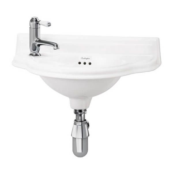 Additional image of Burlington Wall Mounted Curved Cloakroom Basin