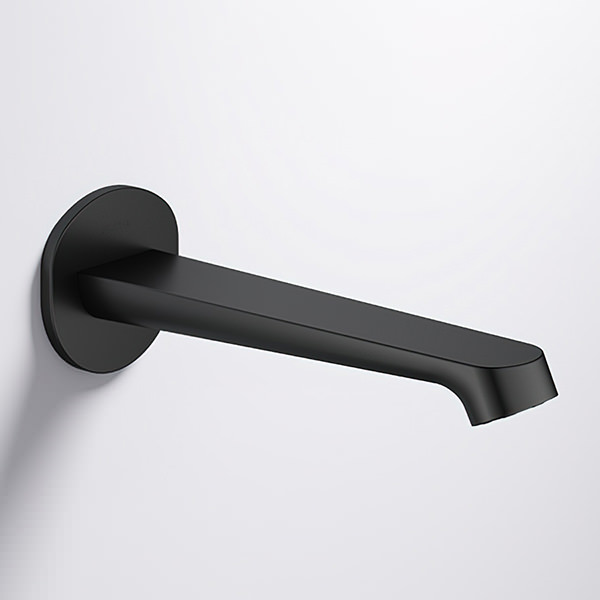Additional image of Flova Ascend Wall Mounted Straight Bath Spout - 200mm Projection