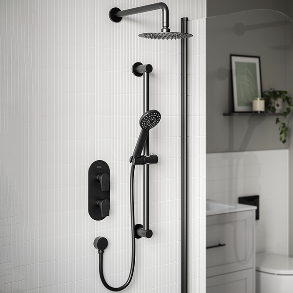 Alternate image of Bristan Hourglass Concealed Thermostatic Dual Control Shower Pack