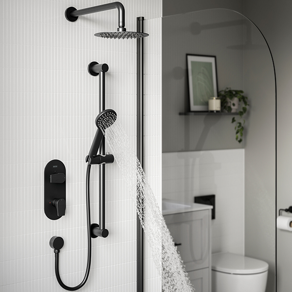 Alternate image of Bristan Hourglass Concealed Thermostatic Dual Control Shower Pack