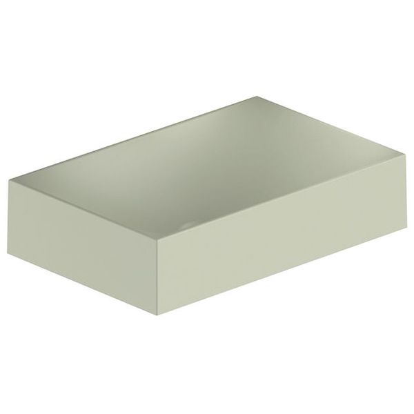 Additional image of Vado Safari Contemporary Rectangular Countertop Basin - 430 x 280mm