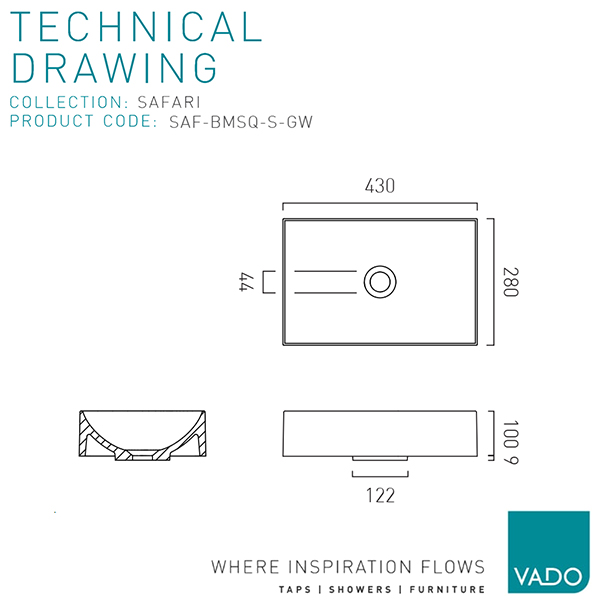 Technical drawing QS-V117228 / SAF-BMSQ-S-GW