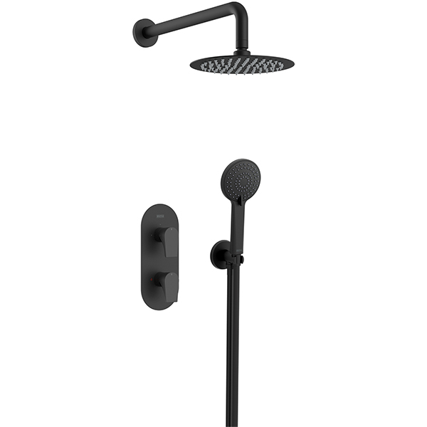 Bristan Hourglass Concealed Thermostatic Shower Valve with Head and Handset Kit