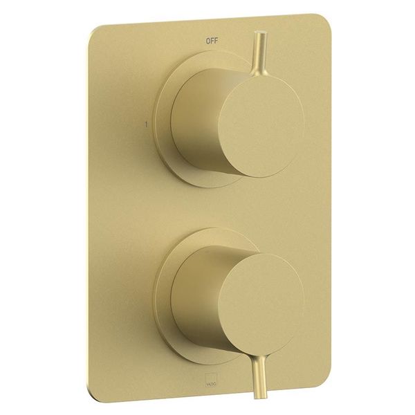 Alternate image of Vado Safari Concealed Thermostatic Shower Valve - 2 Control - Rectangular Trim