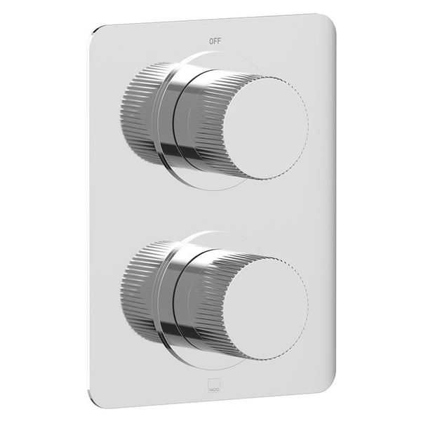 Alternate image of Vado Safari Concealed Thermostatic Shower Valve - 2 Control - Rectangular Trim