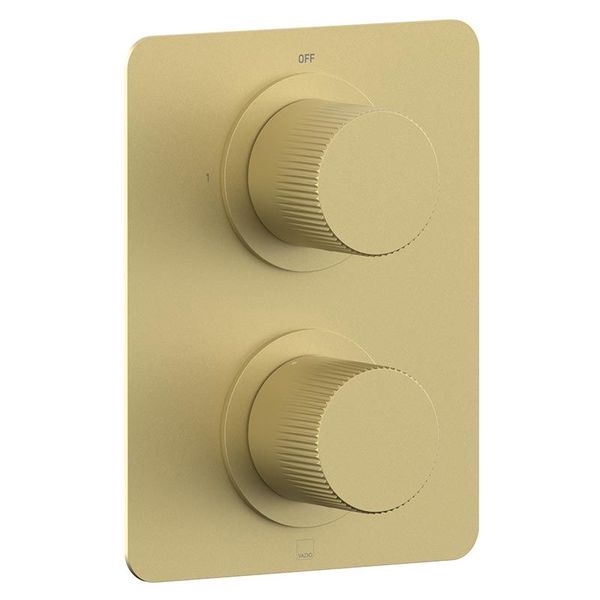 Alternate image of Vado Safari Concealed Thermostatic Shower Valve - 2 Control - Rectangular Trim