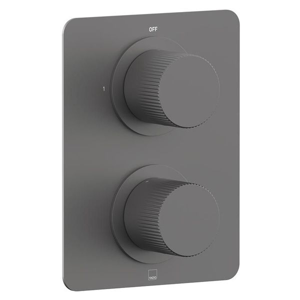 Alternate image of Vado Safari Concealed Thermostatic Shower Valve - 2 Control - Rectangular Trim