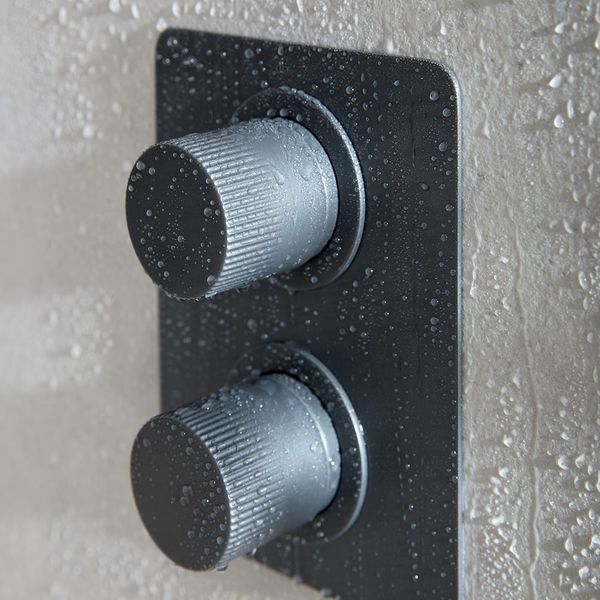 Alternate image of Vado Safari Concealed Thermostatic Shower Valve - 2 Control - Rectangular Trim
