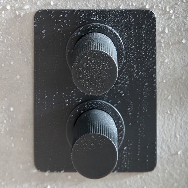 Alternate image of Vado Safari Concealed Thermostatic Shower Valve - 2 Control - Rectangular Trim