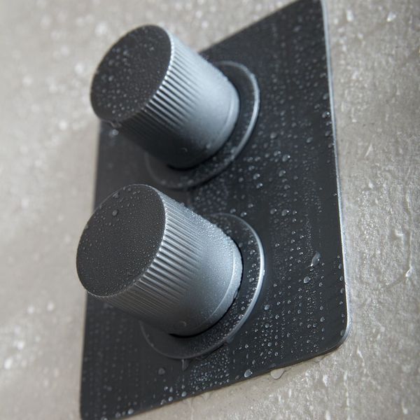 Alternate image of Vado Safari Concealed Thermostatic Shower Valve - 2 Control - Rectangular Trim