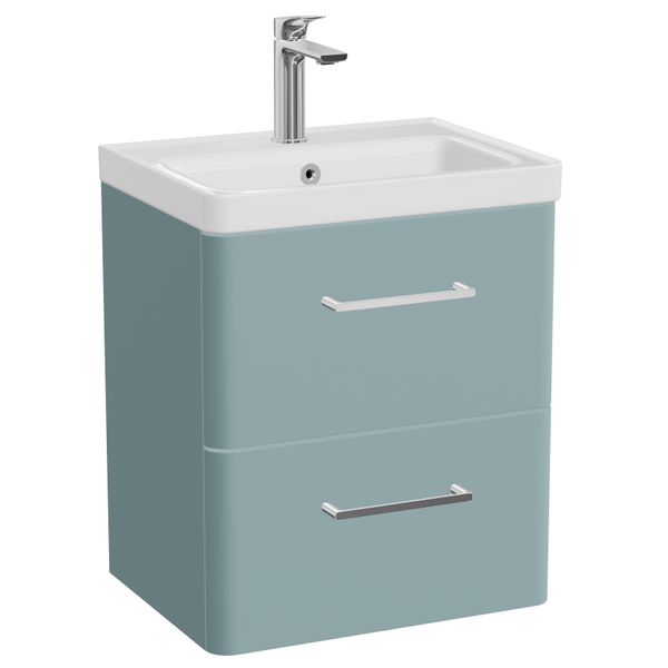 Vado Cameo Contemporary Wall Hung Vanity Unit - 2 Drawer