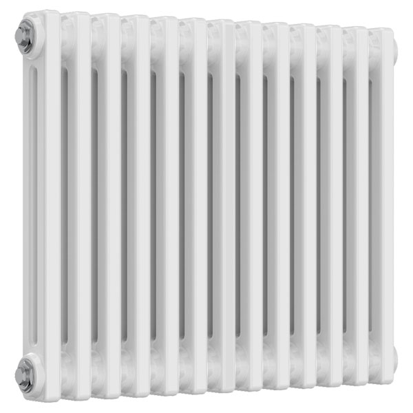Alternate image of Joseph Miles Milano Horizontal Traditional 2-Column Radiator - Mild Steel - 500mm High