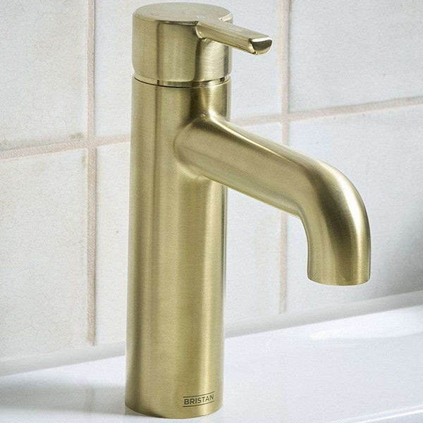 Alternate image of Bristan Altum Basin Mixer Tap with Curved Spout and Clicker Waste - Lever Handle