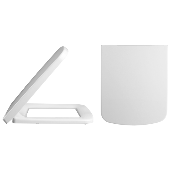 Additional image of Nuie Square Wall Hung Pan And Soft-Close Seat - Toilet Frame with Concealed Cistern