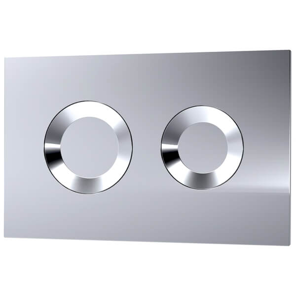 Alternate image of Nuie Contemporary Round Wall Hung Toilet with Soft Close Seat and Concealed Cistern
