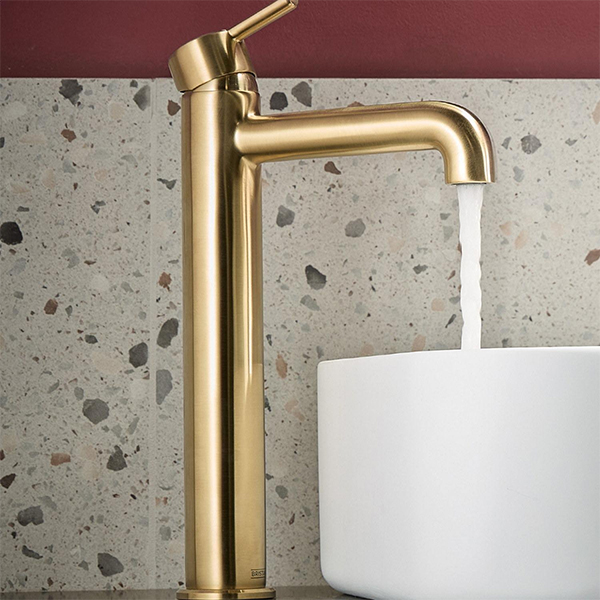 Alternate image of Bristan Altum Eco Start Tall Basin Mixer Tap with Clicker Waste - Lever Handle - Deck Mounted
