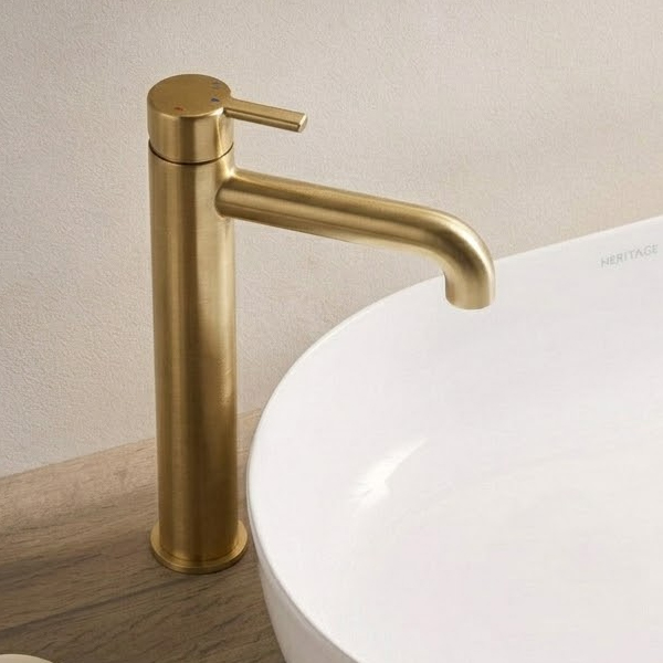Alternate image of Bristan Altum Eco Start Tall Basin Mixer Tap with Clicker Waste - Lever Handle - Deck Mounted